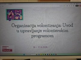 Djelatnice Udruge Radost sudjelovale na online radionici „Uvod u upravljanje volonterskim programom”