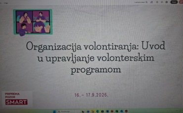 Djelatnice Udruge Radost sudjelovale na online radionici „Uvod u upravljanje volonterskim programom”