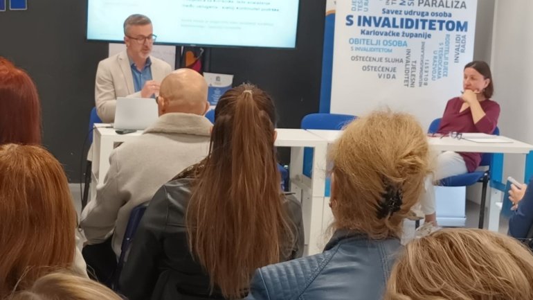 Predstavnice Udruge „Radost” sudjelovale na inicijalnom sastanku Saveza udruga osoba s invaliditetom Karlovačke županije